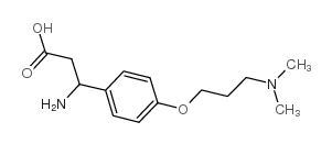 3-AMINO-3-[4-(3-DIMETHYLAMINO-PROPOXY)-PHENYL]-PROPIONIC ACID structure