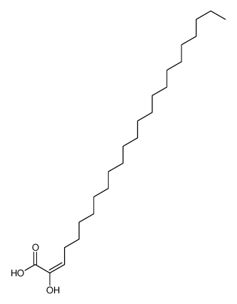 2-hydroxytetracos-2-enoic acid结构式