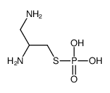 2,3-diaminopropylsulfanylphosphonic acid Structure