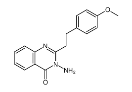 3-amino-2-[2-(4-methoxyphenyl)ethyl]quinazolin-4(3H)-one Structure