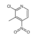2-chloro-3-methyl-4-nitropyridine Structure