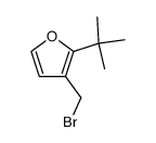 2-tert-butyl-3-bromomethylfuran Structure