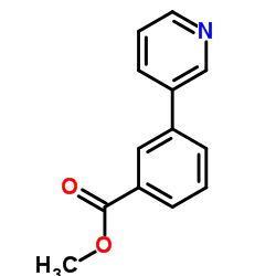 Methyl 3-(3-pyridinyl)benzoate结构式