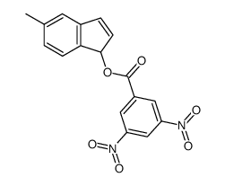 5-methylinden-1-yl 3,5-dinitrobenzoate结构式