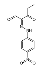 2-[(4-nitrophenyl)hydrazinylidene]-3-oxopentanal Structure