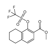 methyl 1-{[(trifluoromethyl)sulphonyl]oxy}-5,6,7,8-tetrahydronaphthalene-2-carboxylate Structure