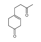4-(3-oxobutyl)cyclohex-3-en-1-one Structure