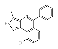 9-chloro-3-methyl-5-phenyl-2H-pyrazolo[4,3-c]isoquinoline Structure