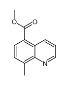 methyl 8-methylquinoline-5-carboxylate Structure