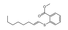 methyl 2-oct-1-enylsulfanylbenzoate Structure