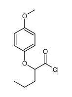 2-(4-methoxyphenoxy)pentanoyl chloride结构式