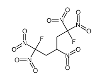 1,5-difluoro-1,1,3,5,5-pentanitropentane Structure