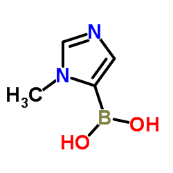 1-甲基-1H-咪唑-5-硼酸结构式