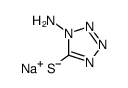 sodium 1-amino-1H-tetrazole-5-thiolate结构式