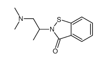 2-[2-(dimethylamino)isopropyl]-1,2-benzisothiazol-3(2H)-one结构式