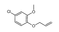 1-(allyloxy)-4-chloro-2-methoxybenzene Structure