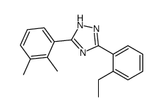 3-(2-Ethylphenyl)-5-(2,3-xylyl)-1H-1,2,4-triazole结构式