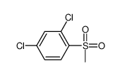 2,4-二氯-1-(甲基磺酰基)苯结构式