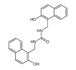 N,N'-bis-(2-hydroxy-[1]naphthylmethyl)-urea Structure
