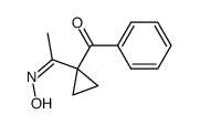 Z-1-(1-Oximinoethyl)-1-benzoylcyclopropane Structure