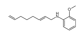 O-(N-2E,7-Octadienylamino)anisole Structure