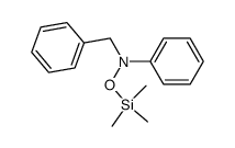 N-benzyl-N-phenyl-O-(trimethylsilyl)hydroxylamine Structure
