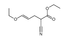 ethyl 2-cyano-5-ethoxypent-4-enoate Structure