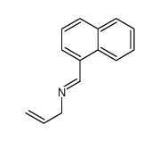 1-naphthalen-1-yl-N-prop-2-enylmethanimine结构式