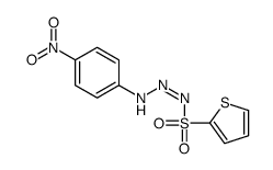 N-[(4-nitrophenyl)hydrazinylidene]thiophene-2-sulfonamide结构式