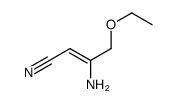 3-amino-4-ethoxybut-2-enenitrile Structure