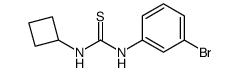 1-(3-溴苯基)-3-环丁基硫脲结构式