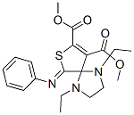 (z)-(dimethyl 1,4-diethyl-6-phenylimino)-7-thia-1,4-diazaspiro[4.4]non-8-ene-8,9-dicarboxylate picture