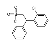 (2-Chlorobenzhydryl)methanesulphonyl chloride Structure