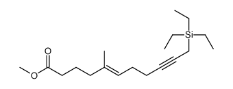 methyl 5-methyl-11-triethylsilylundec-5-en-9-ynoate Structure