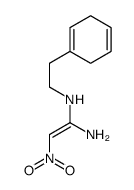 1-N'-(2-cyclohexa-1,4-dien-1-ylethyl)-2-nitroethene-1,1-diamine Structure