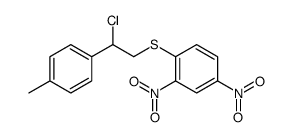 1-[2-chloro-2-(4-methylphenyl)ethyl]sulfanyl-2,4-dinitrobenzene Structure