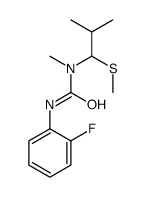 3-(2-fluorophenyl)-1-methyl-1-(2-methyl-1-methylsulfanylpropyl)urea Structure
