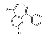 5-bromo-8-chloro-1-phenyl-3H-2-benzazepine Structure