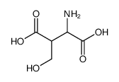 Aspartic acid,3-(hydroxymethyl)-结构式