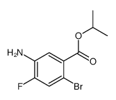 propan-2-yl 5-amino-2-bromo-4-fluorobenzoate结构式