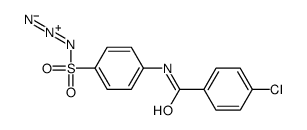 N-(4-azidosulfonylphenyl)-4-chlorobenzamide结构式