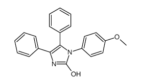 3-(4-methoxyphenyl)-4,5-diphenyl-1H-imidazol-2-one Structure