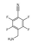 4-(aminomethyl)-2,3,5,6-tetrafluorobenzonitrile结构式