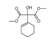 dimethyl 2-(cyclohexen-1-yl)-2-hydroxypropanedioate结构式