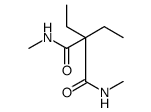 Propanediamide, 2,2-diethyl-N1,N3-dimethyl Structure