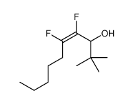 4,5-difluoro-2,2-dimethyldec-4-en-3-ol Structure