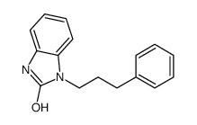 3-(3-phenylpropyl)-1H-benzimidazol-2-one结构式
