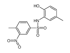N-(2-hydroxy-5-methylphenyl)-4-methyl-3-nitrobenzenesulfonamide Structure