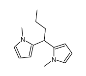 1-methyl-2-[1-(1-methylpyrrol-2-yl)butyl]pyrrole结构式
