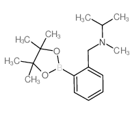 N-Methyl-N-[2-(4,4,5,5-tetramethyl-1,3,2-dioxaborolan-2-yl)benzyl]propan-2-amine结构式